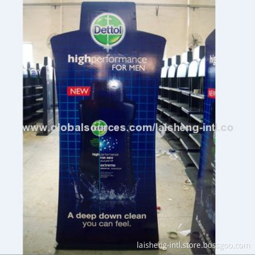 POP Display Stands with NC Paint, Measures 600 x 300 x 1,800mm